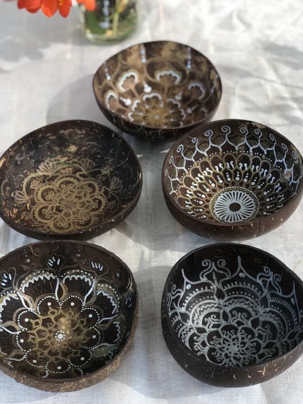 coconut shell items